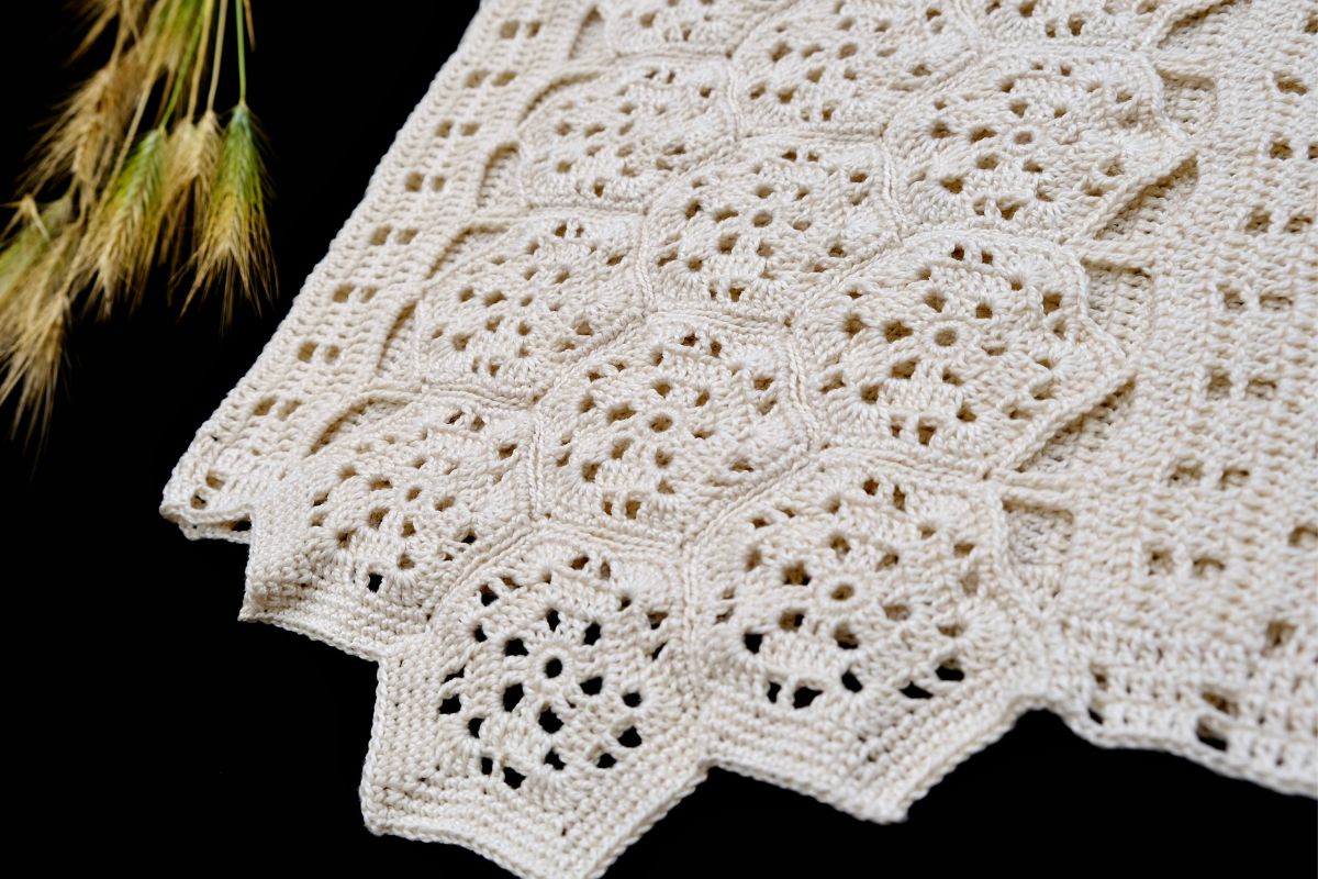 Top crochet coton ivoire